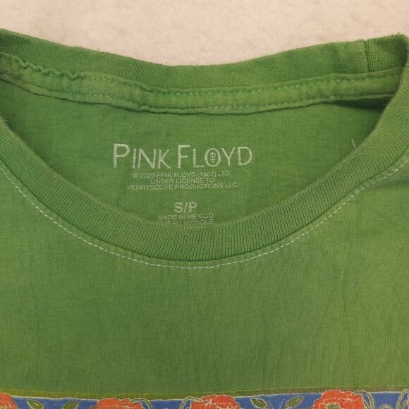 Pink Floyd Band Graphic Crew Neck T Shirt Adult Mens Size Small S Green - Picture 3 of 9